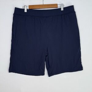 Dude Robe French Terry Sweat Shorts Mens Large Extra‎ Large Navy Blue Lounge